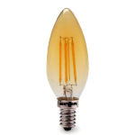 Λάμπα LED Κερί C35 Filament Vintage 4W LVC14